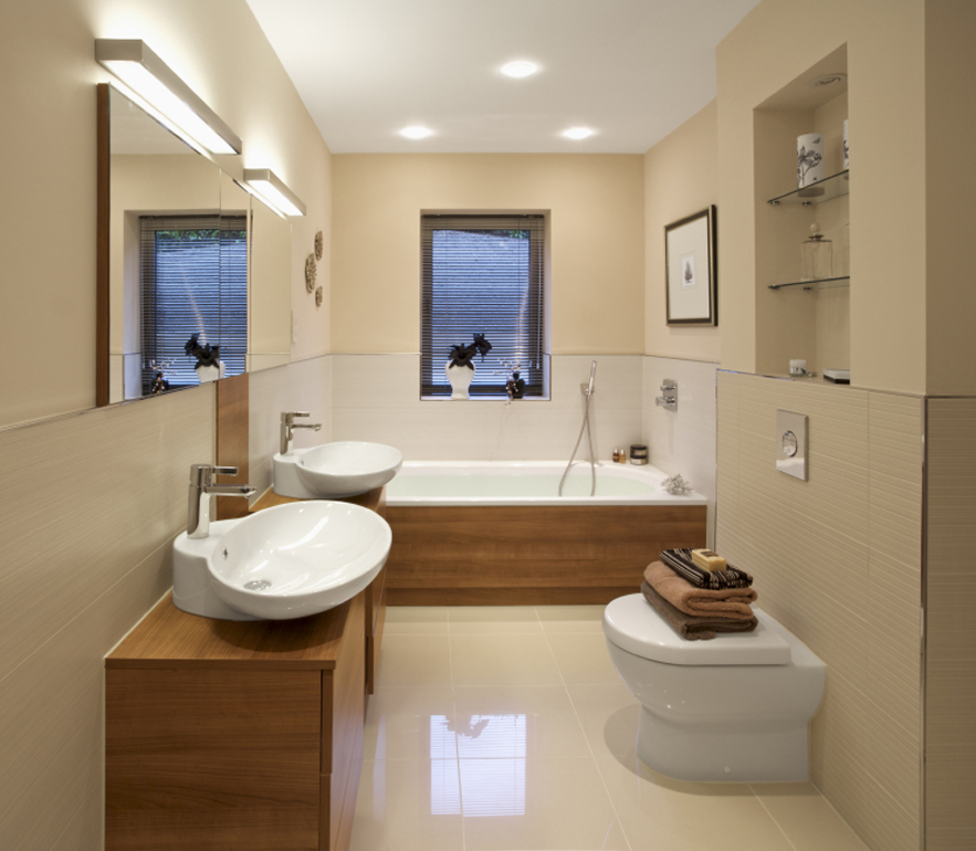 Optimal Usage of Space and Items for Small Bathroom Ideas - Interior ...