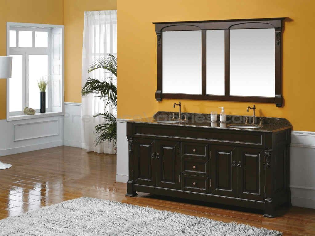 72 inch double sink vanity set