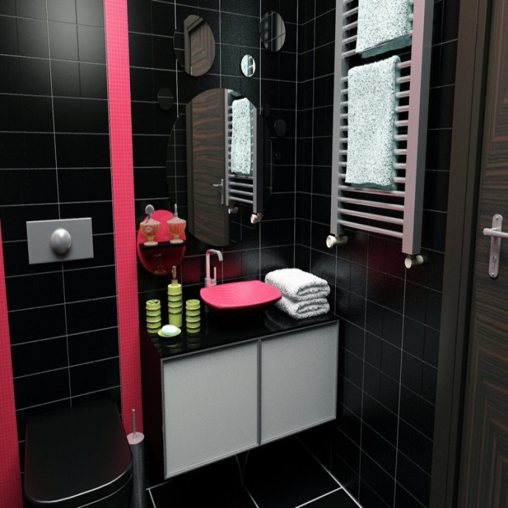 Amazing-Completely-Black-Bathroom-Designs-With-red-black-ceramic-tiles-walls-and-floors-and-washbasin-and-mirror-and-wooden-door-and-toilet-915x686-1024x102