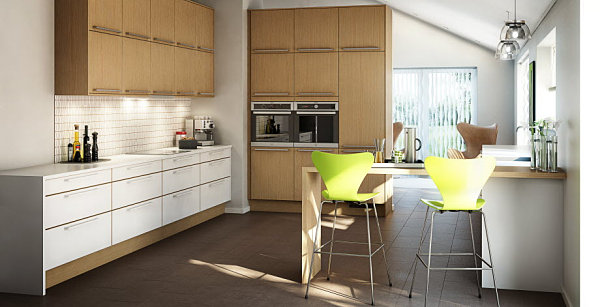 Clean-lined Scandinavian kitchen Clean-lined Scandinavian kitchen