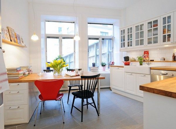 Crisp Scandinavian kitchen design