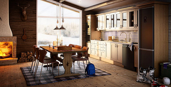 Rustic Scandinavian kitchen Rustic Scandinavian kitchen