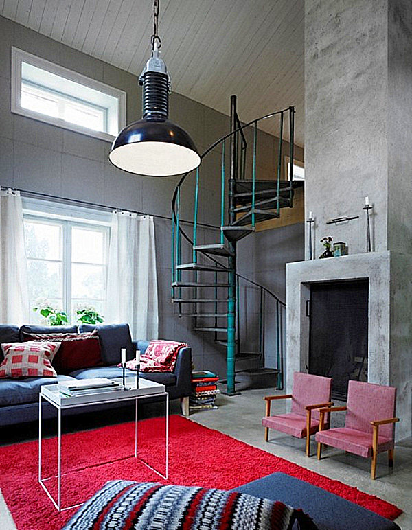 Scandinavian design in a modern living room Scandinavian design in a modern living room
