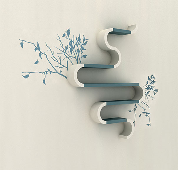 Modular Shelving Unit: ‘Vjunok/Bindweed’ Series Modular Shelving Unit: ‘Vjunok/Bindweed’ Series