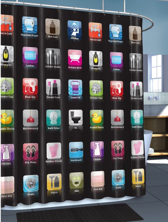 Cool Interesting Shower Curtains For Your Modern Bathroom