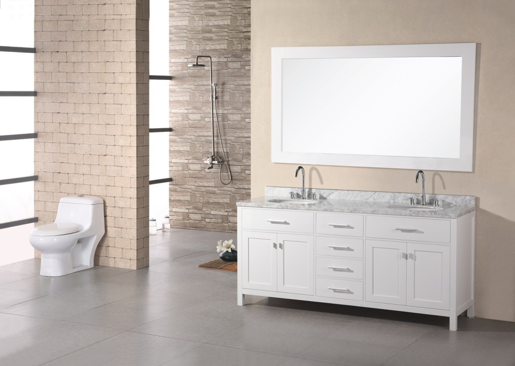 bathroom vanity units with basin and toilet