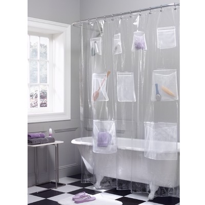 Shower Curtain With Pouch. Cool Shower Curtains With Pouch.