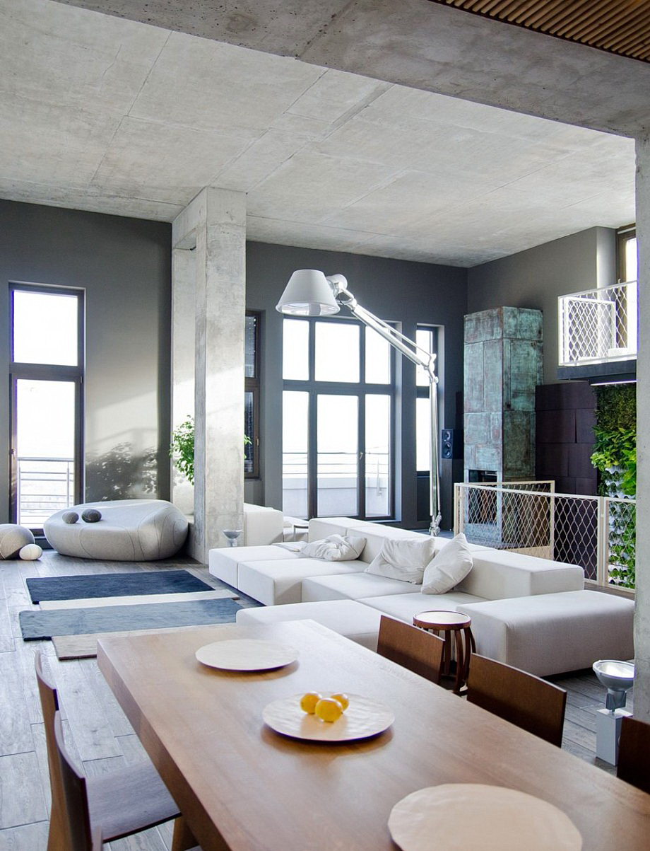 Fantastic White Modular Sofa Gray Living Room
