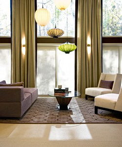 Spacious Windows With Useful Lamps.