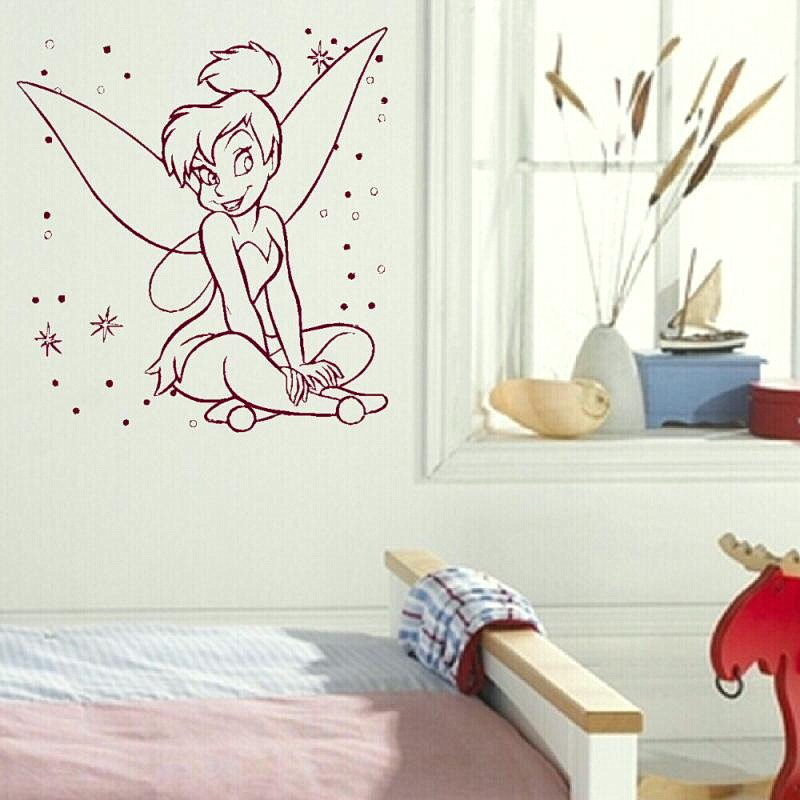 bedroom stickers sticker tinkerbell cool