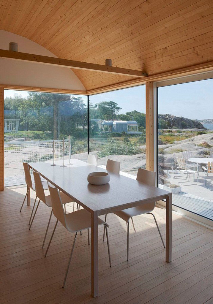 White Chairs Table Bowl On Wooden Dining Room Inspiration