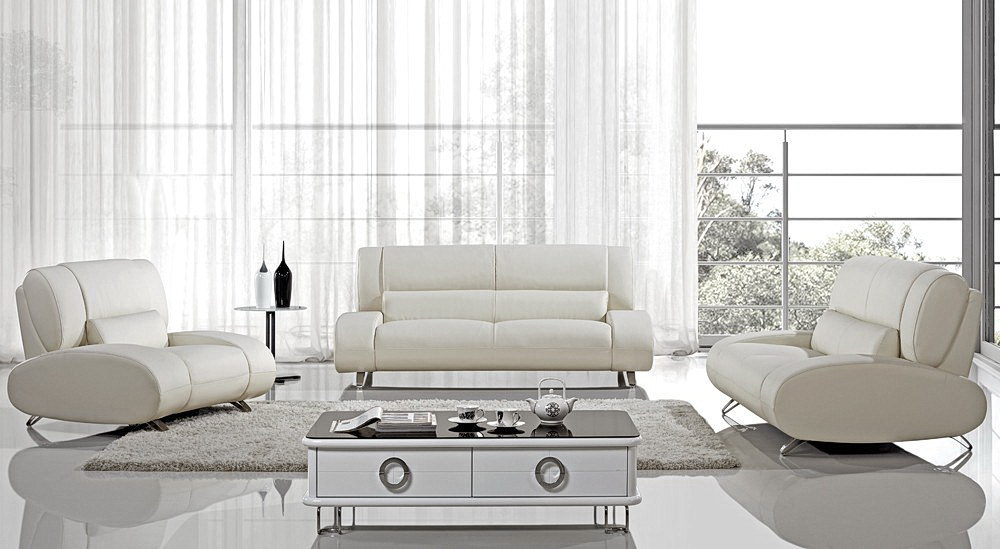 White Sofa Set Design