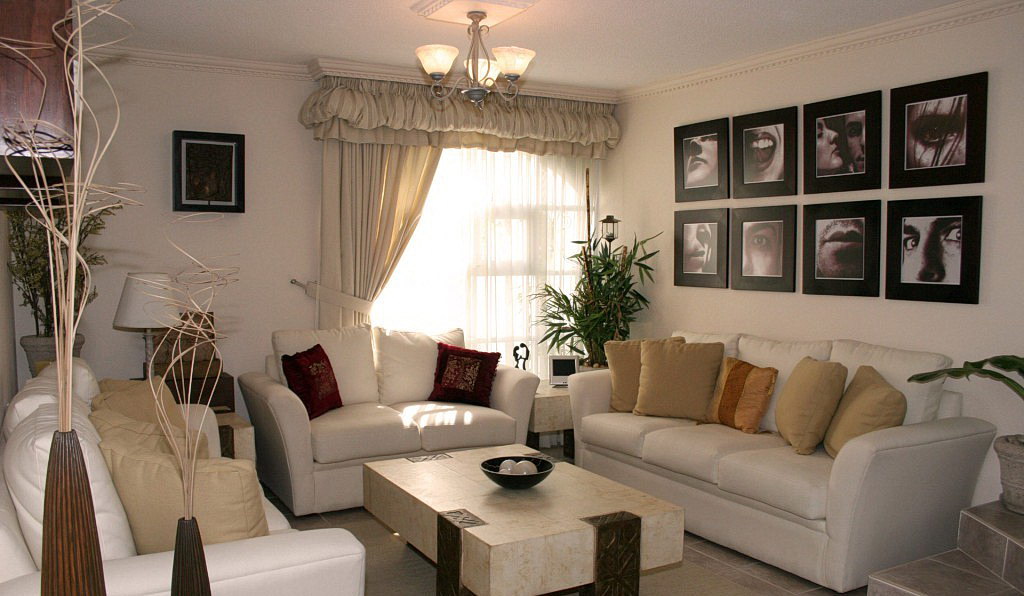 White Sofa Set Design