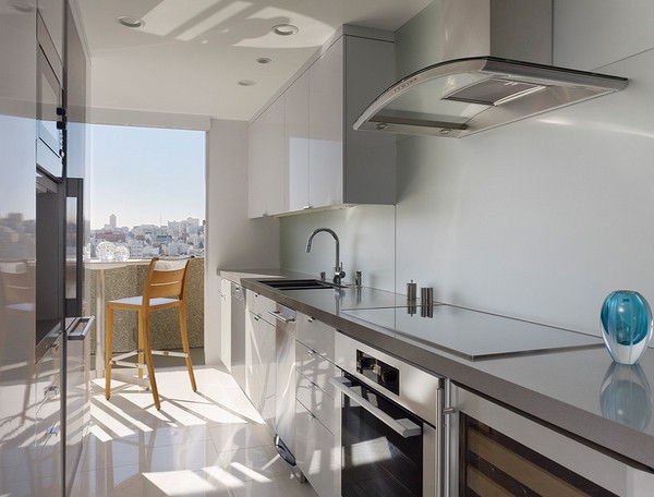 Fontana Penthouse And Galley Style Kitchen