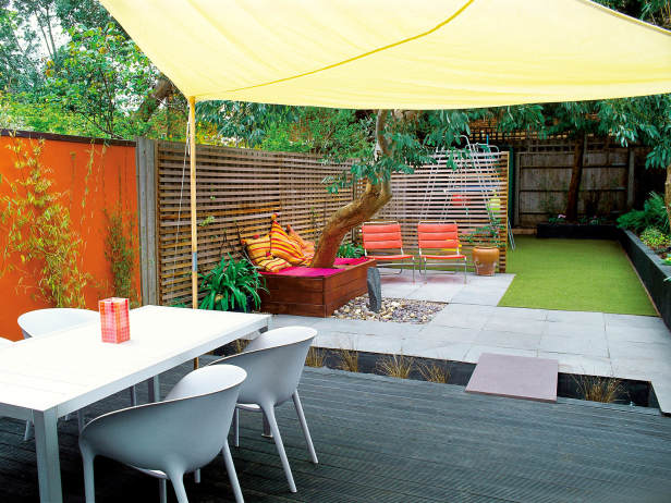 Backyard Transformed Into Living Room Sanctuary