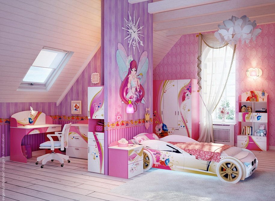 Beautiful Hill House Girl Bedroom Design For Living In Dreams