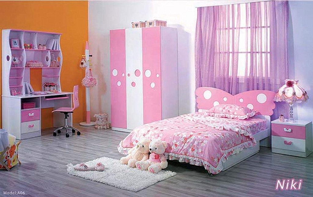 Amazing Pink Girls Bedroom Idea