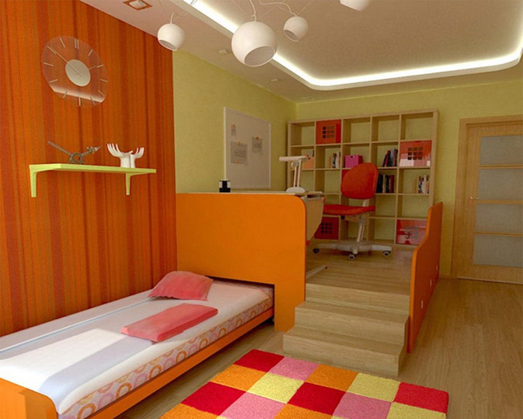 Luxury Teen Girl Bedroom Design Idea