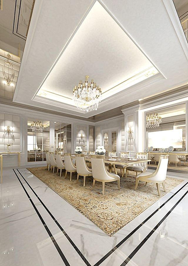 16 Fascinating Luxury Dining Room Designs