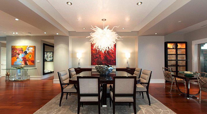 luxury modern dining room