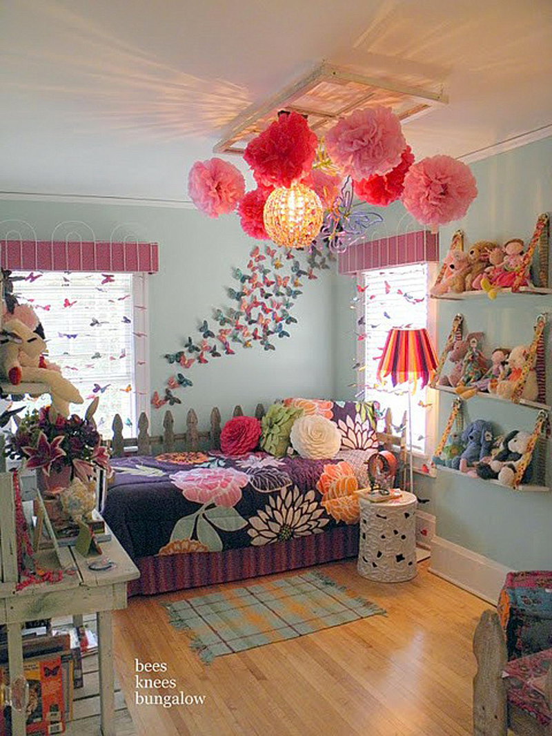 Modern Colorfull Girl Bedroom Design Idea