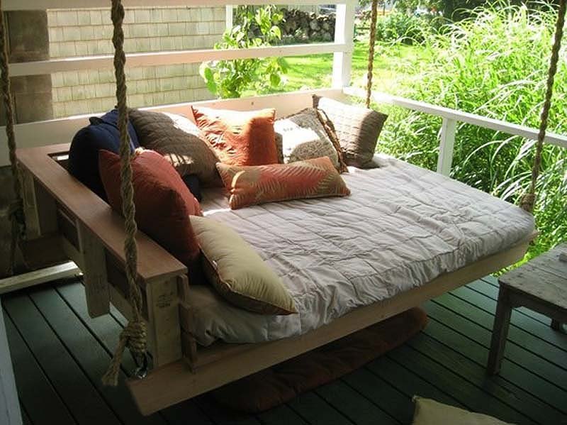 There is nothing better on a beautiful afternoon than a good book, some iced tea and a swing on your porch.