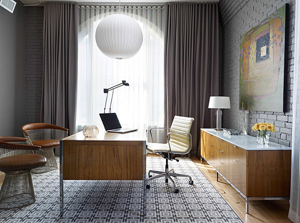 Modern loft in a home office Modern loft in a home office