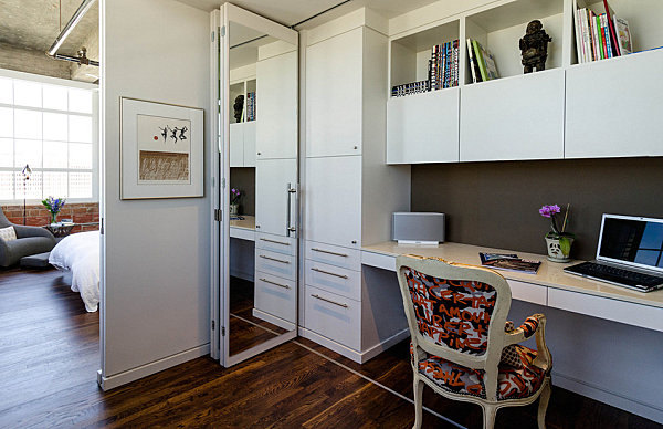 Industrial loft home office Industrial loft home office