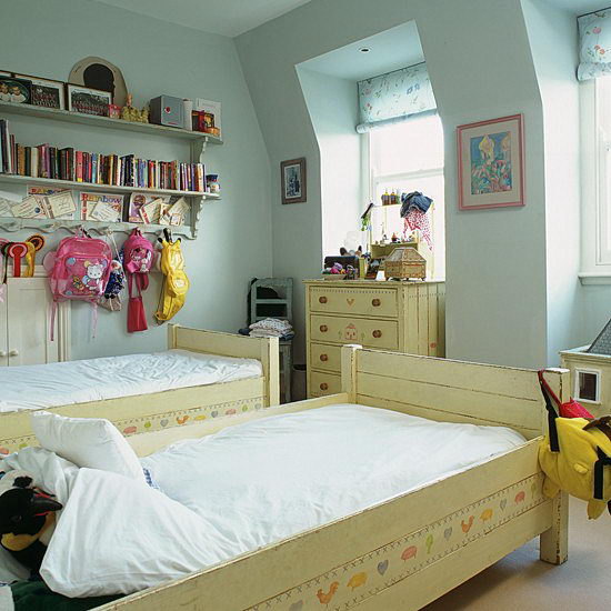 Cool Blue Girl's Room.