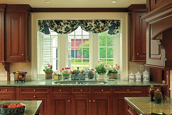 modern kitchen window treatment ideas