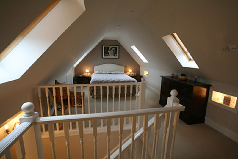 Contemporary Loft Bedroom Design Picture from Hilcote