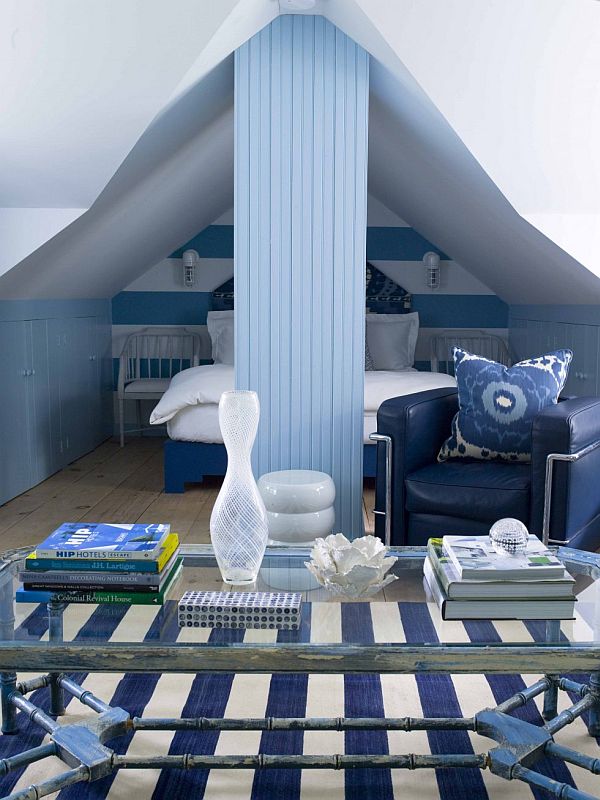 Blue Attic Blue Attics Decorating Ideas