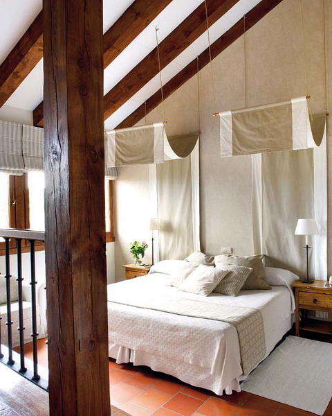 hardwood attic bedroom designs