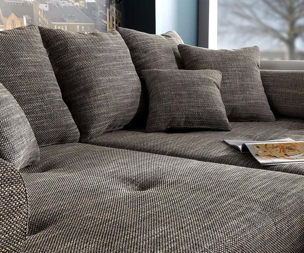 Attractive Big Sofa Of Elegant Gray