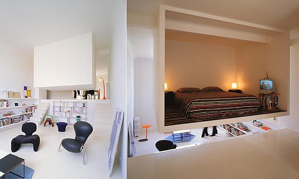 Well Hidden Bedroom. You Gotta Love This Suspended Bed Courtesy of Tomboy-Ohboy. Well Hidden Suite Bedroom. You Gotta Love This Suspended Bed Courtesy of Tomboy-Ohboy.