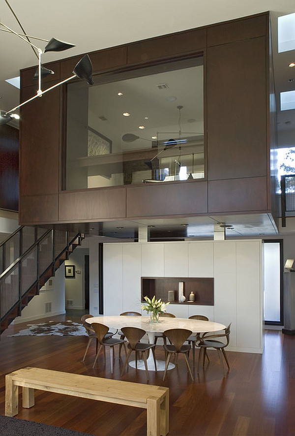 A Glass Bedroom Wall For Privacy by Searl Lamaster Howe Architects. A Glass Bedroom Wall And Hidden BathroomFor Privacy by Searl Lamaster Howe Architects.