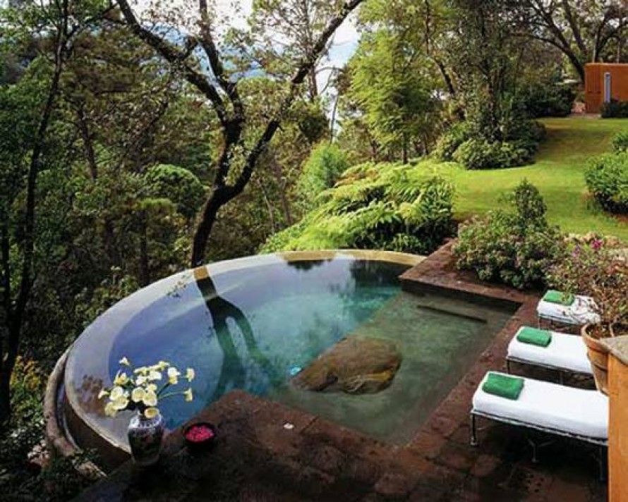 small backyard designs with a pool