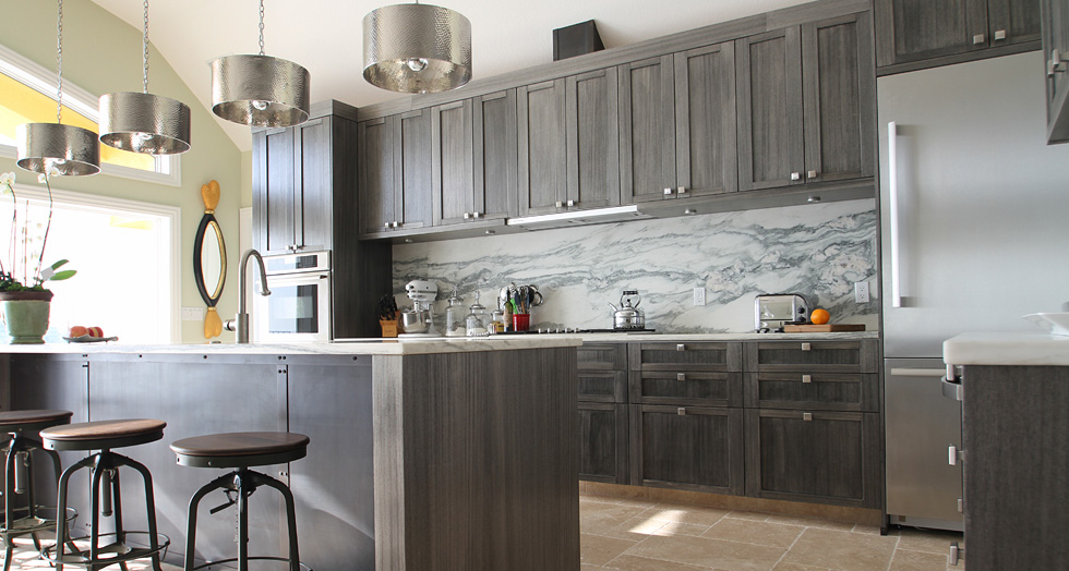 grey kitchen cabinets 1