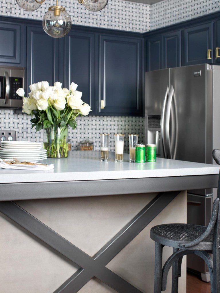 Image of gray kitchen table