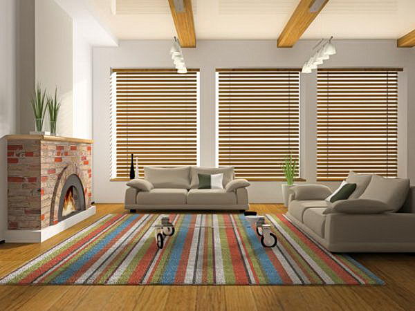 retro colorful deisn area rugs for modern living room