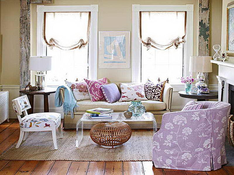 cottage living room decorating ideas with rugs