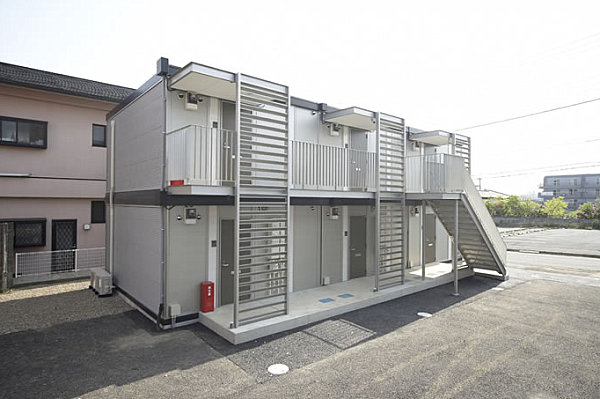Contemporary modular apartment building