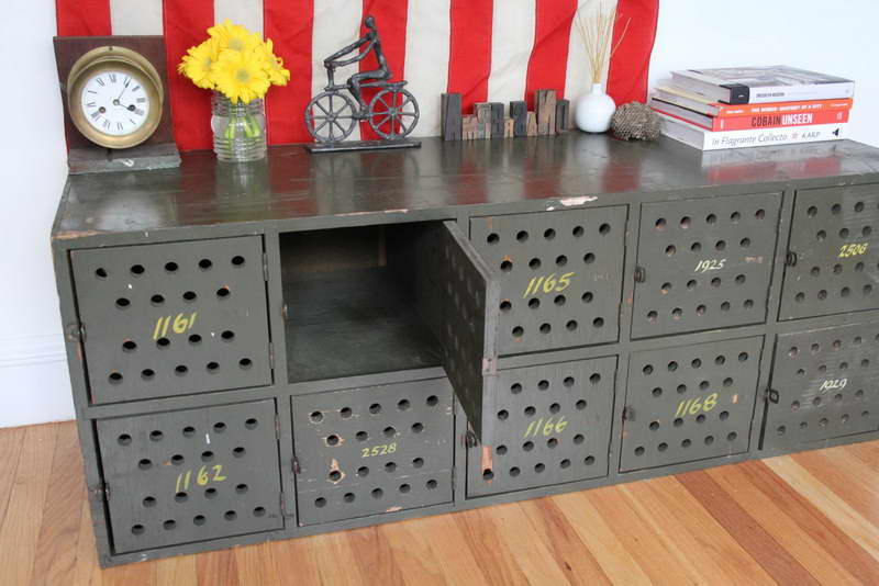 Old lockers and industrial design 