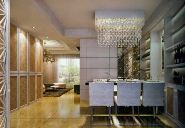 false ceiling LED lights: dining room with chandelier and ceiling lights LED ceiling light fixtures,decorative LED lights,false ceiling LED lights