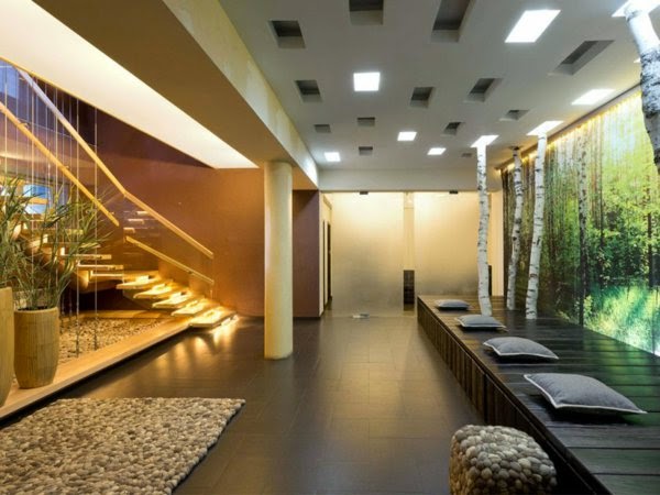 interior lighting design ideas: luxury room with ceiling and stairs light interior lighting design ideas,LED ceiling light fixtures