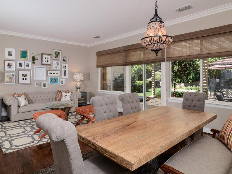 open dining living room