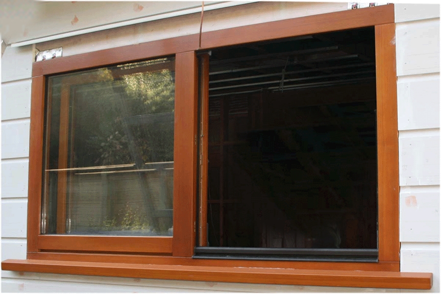 Wooden Slider Window