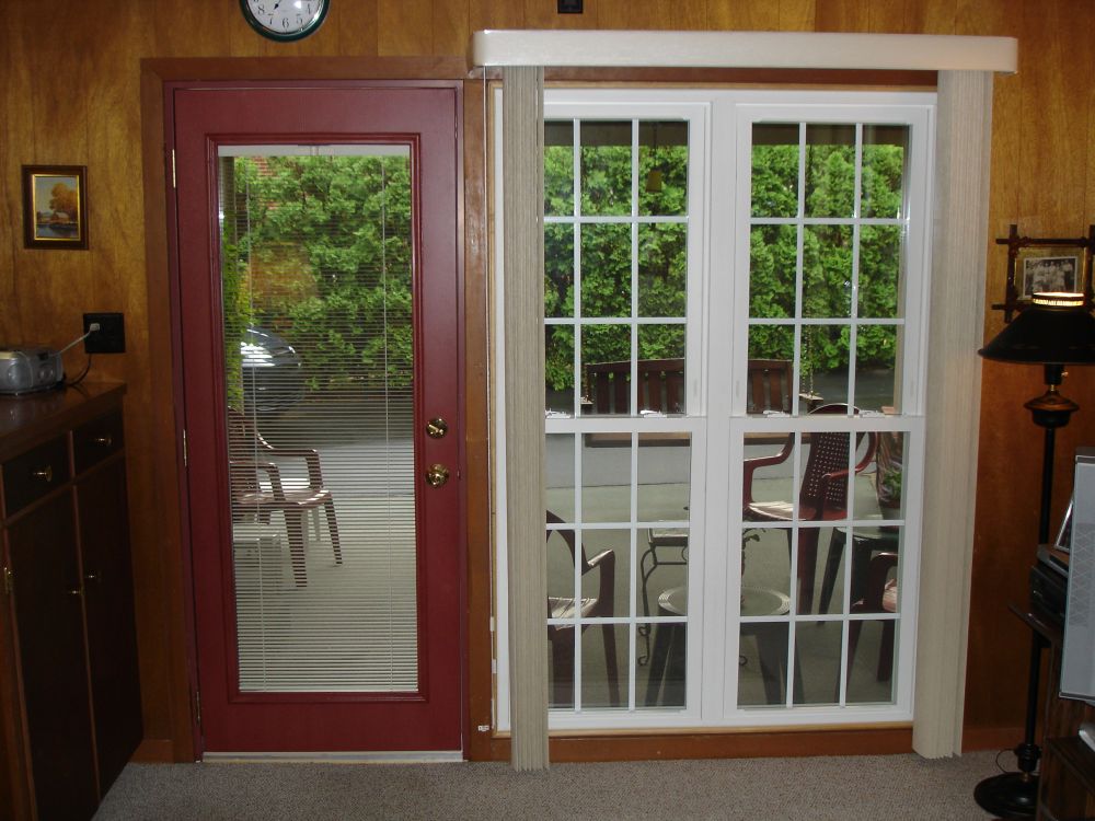 Door Window Blinds Inside