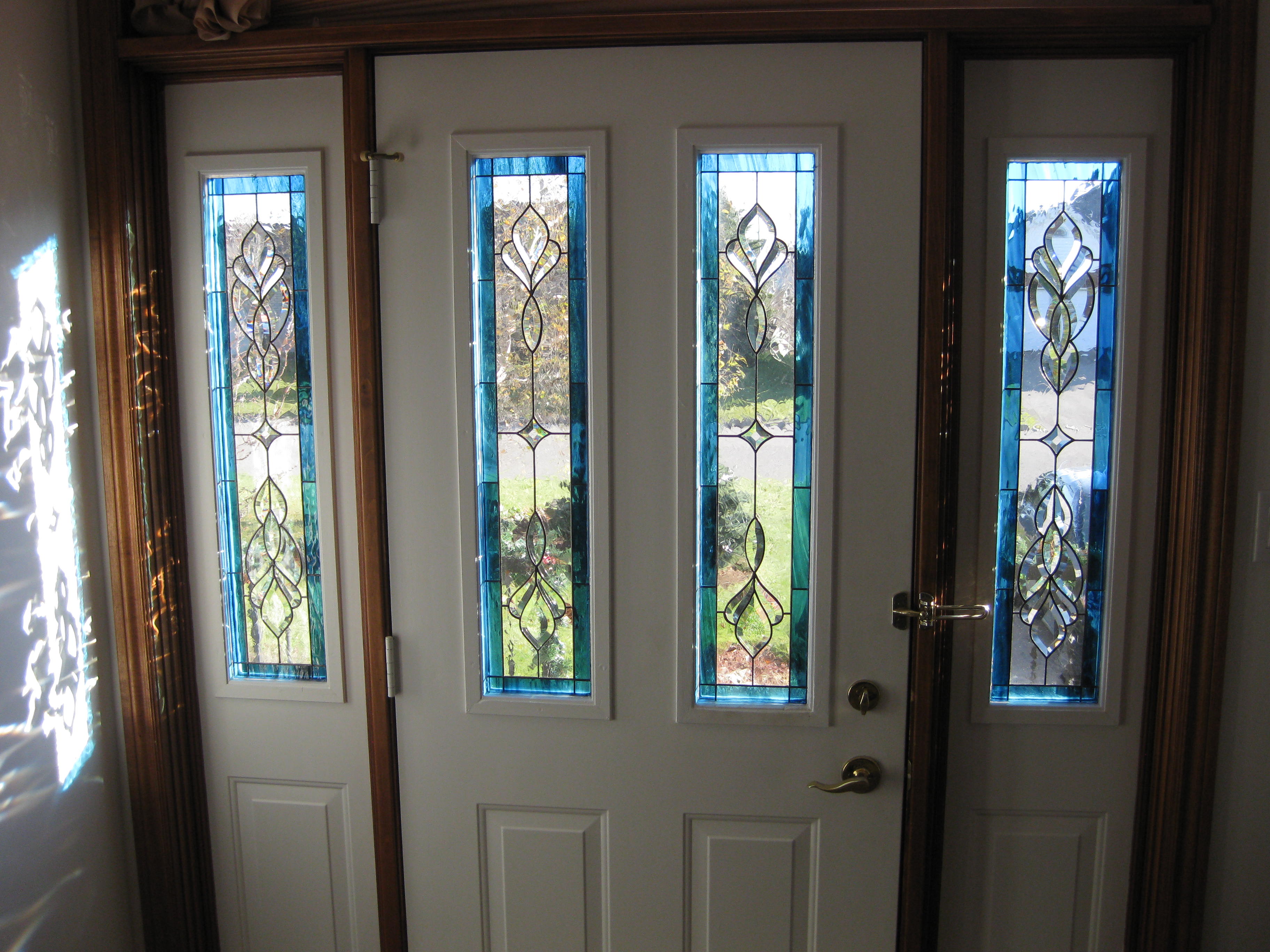 Front Door Glass: 17 Home Improvement Ideas For You - Interior Design ...