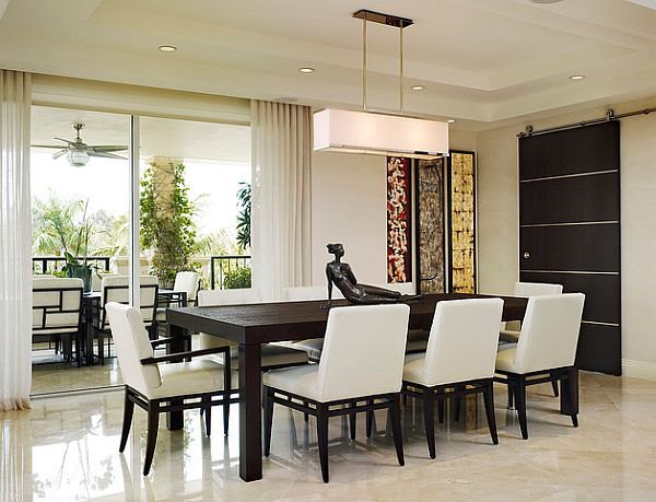 Formal Dining Room Interior with Dining Room Lighting Modern Formal Dining Room Interior with Dining Room Lighting Modern